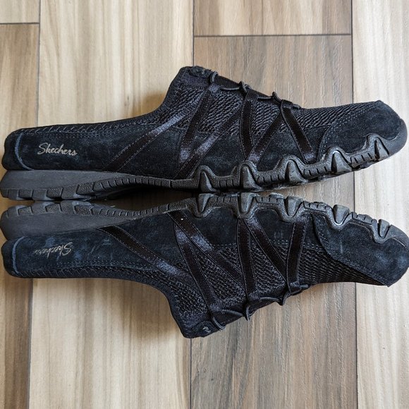 Skechers Women's Relaxed Fit Slip on Sneaker Open Back Sneaker - Black S… - Picture 7 of 10